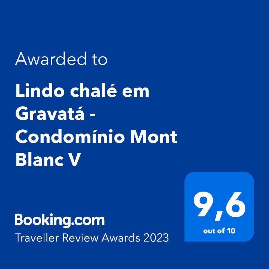 Lindo Chale Em Gravata - Condominio Mont Blanc V מראה חיצוני תמונה